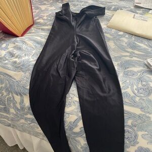 Women's/Girls Black Unitard